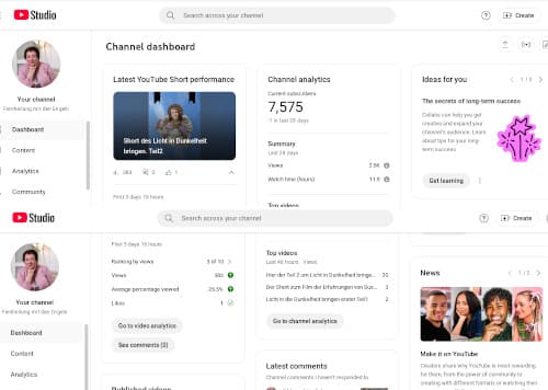 Youtube trabajo de canal, mercadeo YT.